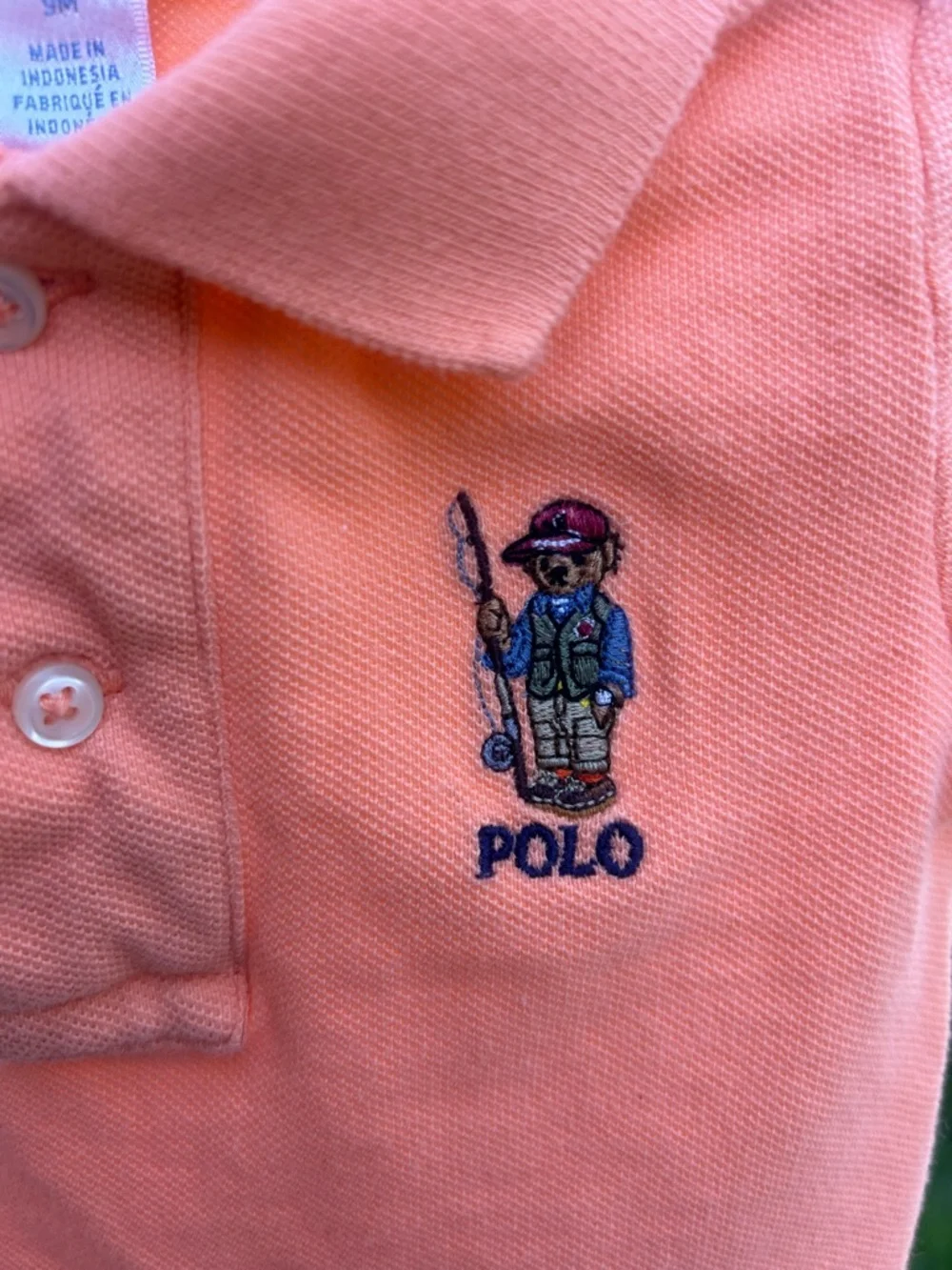 Ralph Lauren Toddler Polo Shirt - Peach/Coral